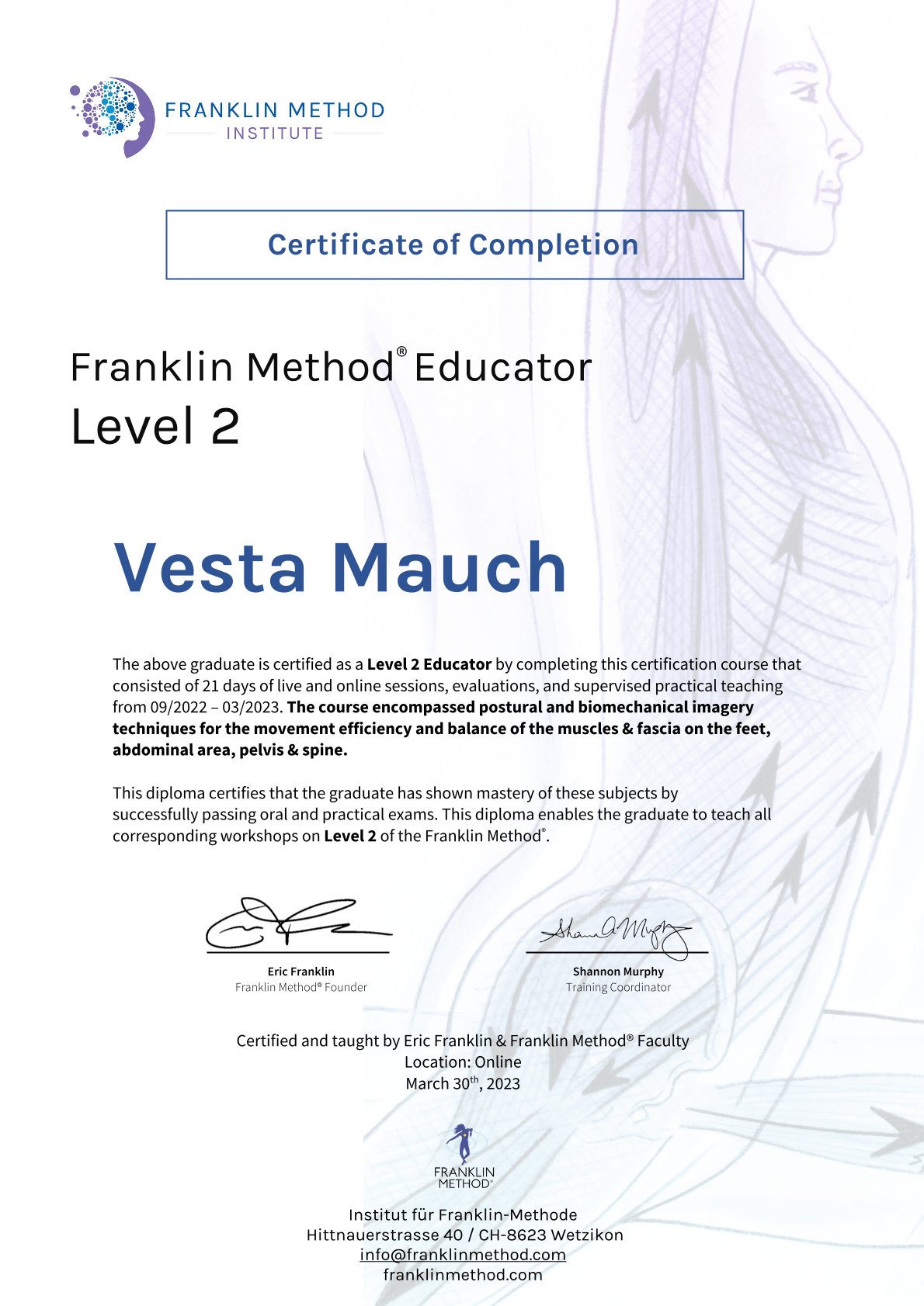 Methode Franklin© - Niveau2